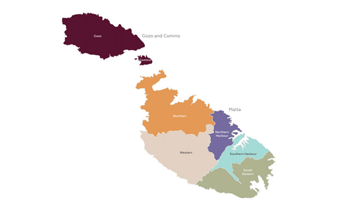 Malta regions