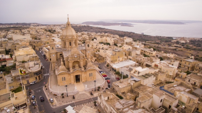 malta_gozo_village_aerial_view